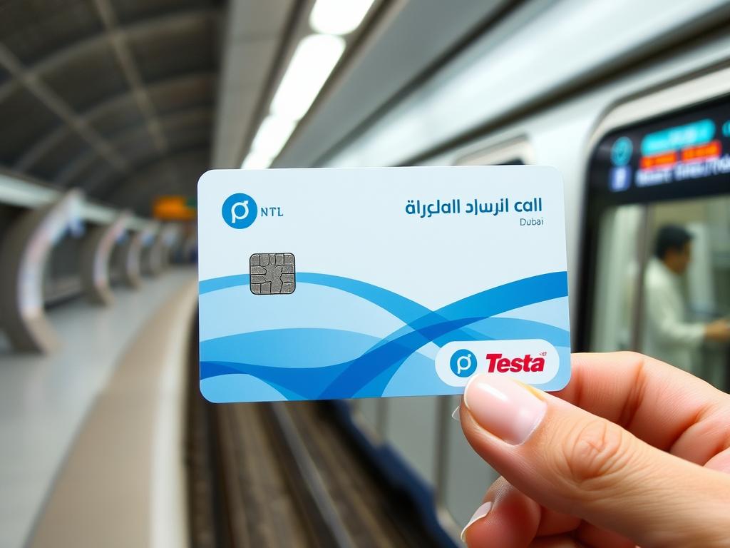 Kartu Nol yang digunakan untuk transportasi di Dubai Kartu Nol yang digunakan untuk transportasi di Dubai